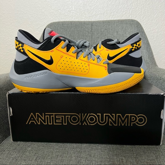 New Nike Zoom Freak 2 Taxi Shoes Black/ Particle Grey CK5424-006 Size 8.5 - Picture 4 of 12